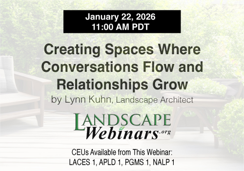 Landscape Webinars