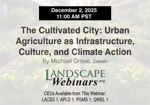 Landscape Webinars