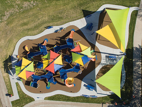 Cool Shade for Cool Playgrounds