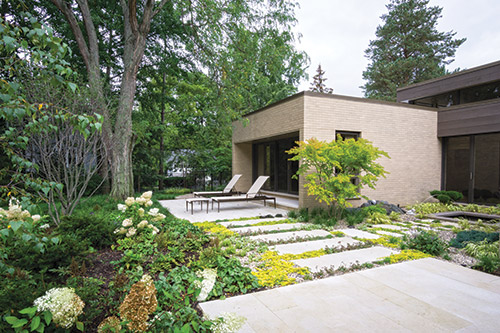 The Winnetka Home With a LiveWall