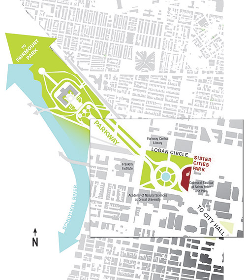Sister Cities Park at Logan Square