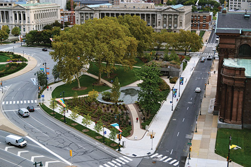 Sister Cities Park at Logan Square