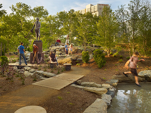 Sister Cities Park at Logan Square