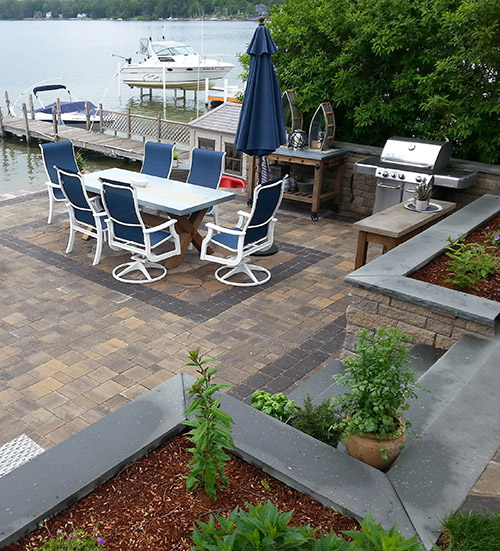 A Lakeside Patio 