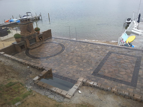 A Lakeside Patio 