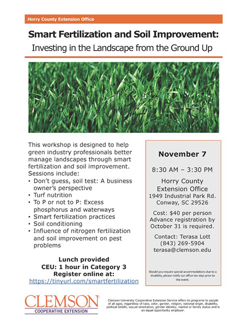 Clemson University Will Host A Soil Workshop
