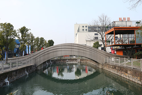 World's Longest 3D-Printed Bridge Opens in China