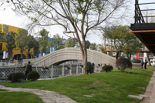 World's Longest 3D-Printed Bridge Opens in China